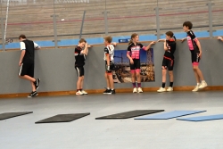 Echauffements....avant test performance