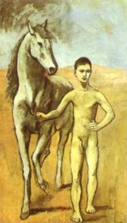 Picasso l'homme au cheval