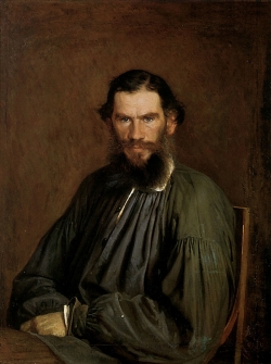 Tolstoi. Huile 1873 de Ivan Kramskoï