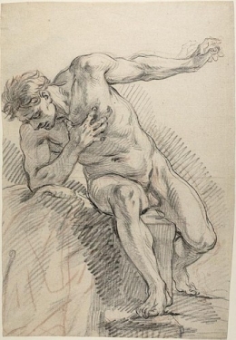 c a coypel homme assis.jpg