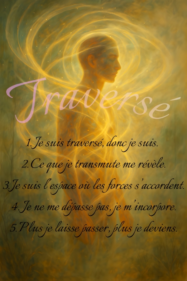 Traversé suis traversé, donc