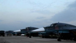 Les avions russes Su-34 à Lattaquié