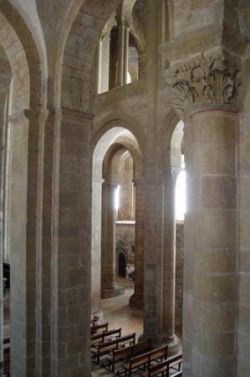 L'intérieur de l'abbaye de Conques