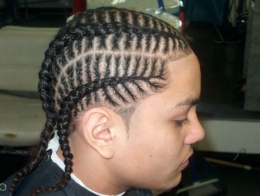 tresse africaine, homme, coupe, coiffure affro