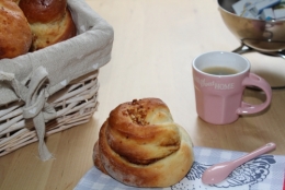 Brioche, pâte praliné