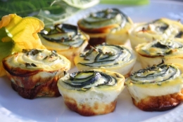 courgette, skyr, flan