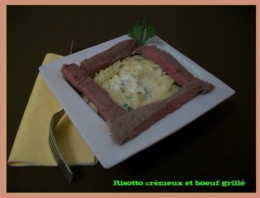 Risotto, bœuf