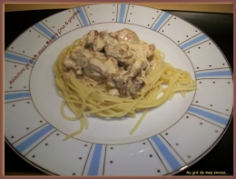 Dinde, girolles
