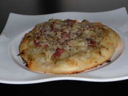 Pizza, endives