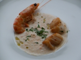 Saint-Jacques, crevettes sauvages