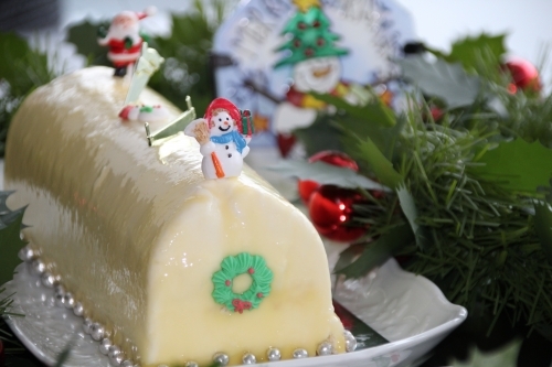 Bûche à la noix de coco & citron : Au gré de mes envies