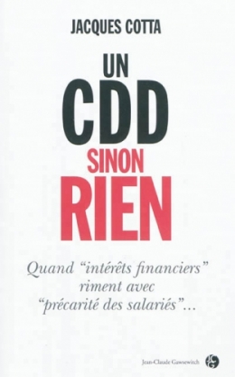 jacques cotta,travail,précarité,cdi,cdd,flexibilité,intérim,entreprise,fonction publique
