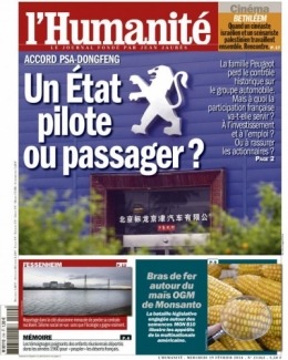 automobile PSA Dongfeng Un Etat pilote ou passager lhumanite-cover.jpg