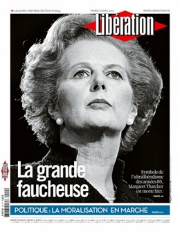 Margaret Thacher La grande faucheuse liberation-cover.jpg