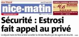 nice,christian estrosi,sécurité privée,police municipale,police nationale,gendarmerie,zsp,zone de sécurité prioritaire,quartier des moulins,vigiles,ump,union pour un mouvement populaire