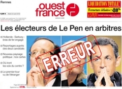 élections présidentielles,2012,second tour,fn,front national,extrême droite,ump,union pour un mouvement populaire,nicolas sarkozy,centre,françois hollande,ps,parti socialiste,modem,mouvement démocrate,françois bayrou,presse,arbitre