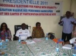 droits humains, élections présidentielles 2011, personnes handicapées,politique, partis politiques,accessibilité, political parties ,election, cameroon,rights,people with disabilies,disability, sightsavers, sensibiliation,candidats, conseil municipal,sénatorial, integration,inclusion,