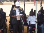 finale,coupe du Cameroun, Ngaoundéré, basket-ball sur fauteuils roulants,personne handicapée,socialisation,insertion socio économique,intégration,société, sport adapté, exhibition, arbitres,région