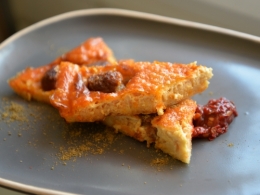 Crêpe de pois chiche à la merguez, la cocotte, la voix du nord