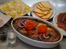 Gratinée de chicons à la chicorée et tomme d’Orchies de Fabrice Mosiek, le Chaudron de Céline à Bellaing, gratinée de chicons à la chicorée et tomme d'Orchies, Fabrice Mosiek, le Chaudron de Céline, Bellaing, Christian Otto, Le Chef et la Cocotte, la Voix du Nord