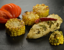 Poulet grillé aux grains