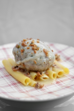 Crépinettes sauce au vin, crépinette