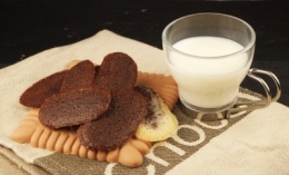 langues de chat noires, langues de chat, chocolat