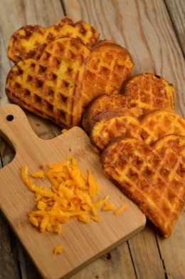 Gaufres à la courge buttercup, gaufres, courge buttercup