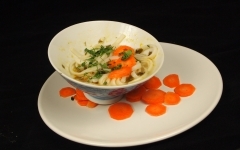 soupe, carottes, coriandre