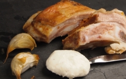 agneau aux épices et mousse à l'ail, agneau aux épices, mousse à l'ail, cumin, coriandre, curcuma, ail, lacocotte.nordblogs.com