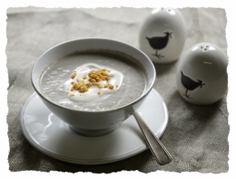 Crème de champignons à la crème de parmesan, la Cocotte, la Voix du Nord