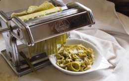 pasta verde, pâtes vertes, pâtes au persil, lacocotte.nordblogs.com
