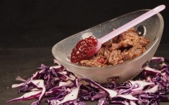 chou rouge, chou, goulach, confiture d'airelles