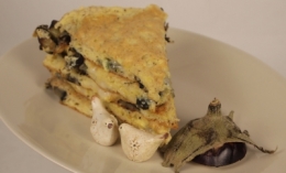 frittata fromage et aubergine, frittata, fromage, aubergine, gorgonzola