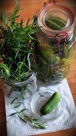 gros cornichons à l'estragon,la cocotte,la voix du nord