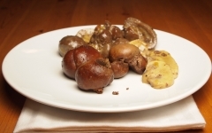 rognons de boeuf, rognons, champignons