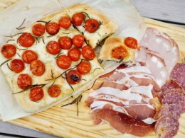 Fougasse tomates-olives