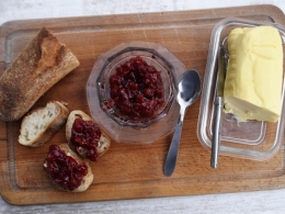 Confiture de cerises aux groseilles