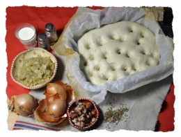 Zwiebelkuchen ou tarte briochée aux oignons, la cocotte, la voix du nord