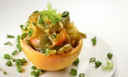 Salade de fenouil au pamplemousse, fenouil, pamplemousse, La Cocotte