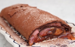 roulé, roulé pommes prunelles et chocolat, pommes prunelles et chocolat, lacocotte.nordblogs.com