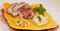 agneau à l'anglaise, Bernard Thève, le panier vert, Frelinghien, Femina, flageolets, menthe