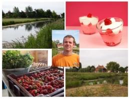 Femina, framboises, Frédéric Stopin, la Fraiseraie de l'Aa, mousse framboise-coc