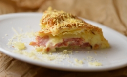 Tourte au jambon, pâte feuilletée, jambon