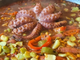 paella au riz noir,la cocotte,la voix du nord