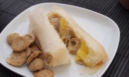 croustiboudins, boudin blanc, feuilles de brick, Pont l'Evêque