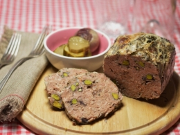 Pâté pistache au poivre vert, pâté, pistache, poivre vert