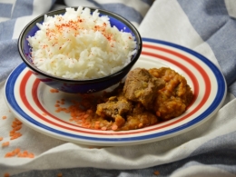 Curry de bœuf aux lentilles rouges, curry, boeuf, carbonnades, lentilles rouges