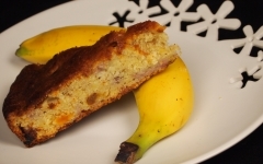 banane, banana cake, cake à la banane