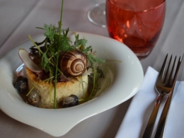 Croûte d’escargots de Radinghem chez Olivier Duez, chef de l’Art des Mets à Béthune, croûte d'escargots, escargots de Radinghem, Olivier Duez, l'Art des Mets à Béthune, Le Chef et la Cocotte, La Voix du Nord